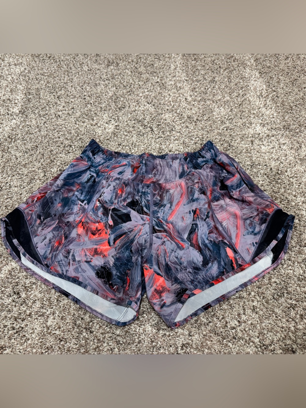 Lululemon Hotty Hot Printed Athletic Shorts - Multicolor